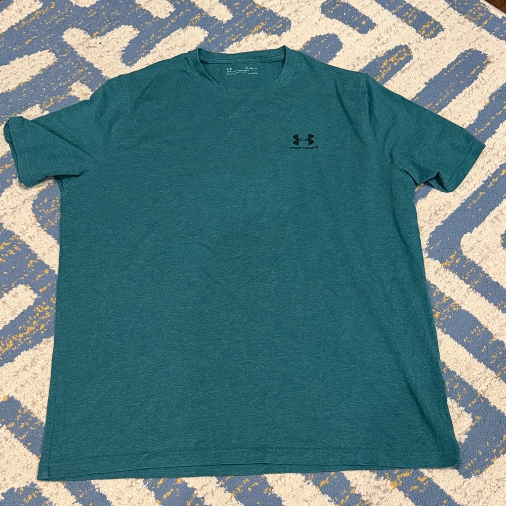 Under Armour Men's Dark Teal Short Sleeve Tee